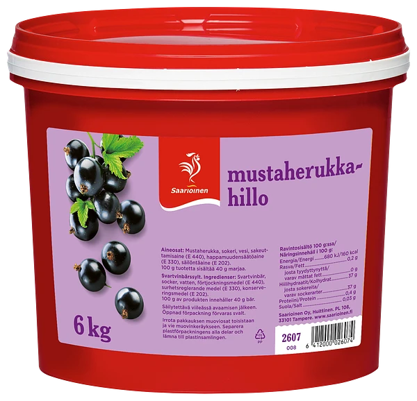 Mustaherukkahillo 6,0 kg