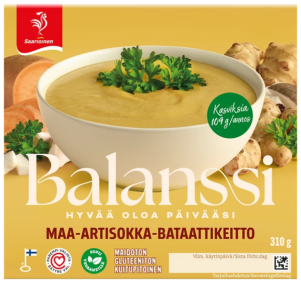 Balanssi Maa-artisokka-bataattikeitto 310 g