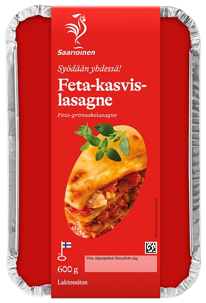 Feta-kasvislasagne 600 g