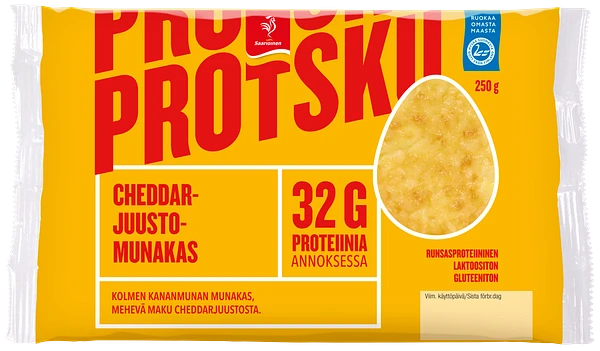 PROTSKU Cheddarjuustomunakas 250 g