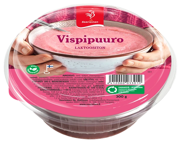 Kuva tuotteesta Vispipuuro 300 g