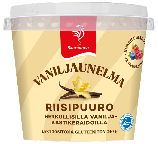 Vaniljaunelma riisipuuro 240 g