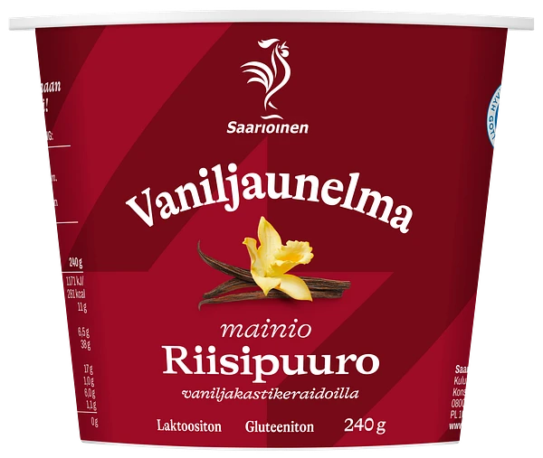 Vaniljaunelma riisipuuro 240 g