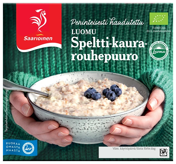 Luomu Speltti-kaurarouhepuuro 270 g