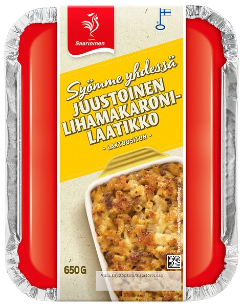 Juustoinen lihamakaronilaatikko 650 g