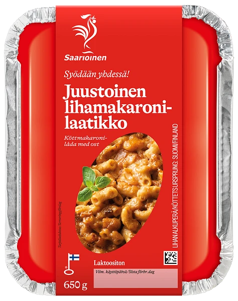Juustoinen lihamakaronilaatikko 650 g