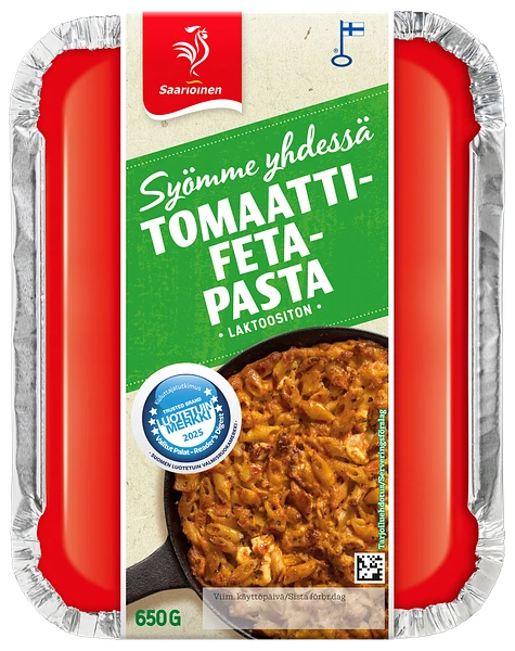 Tomaatti-fetapasta 650 g