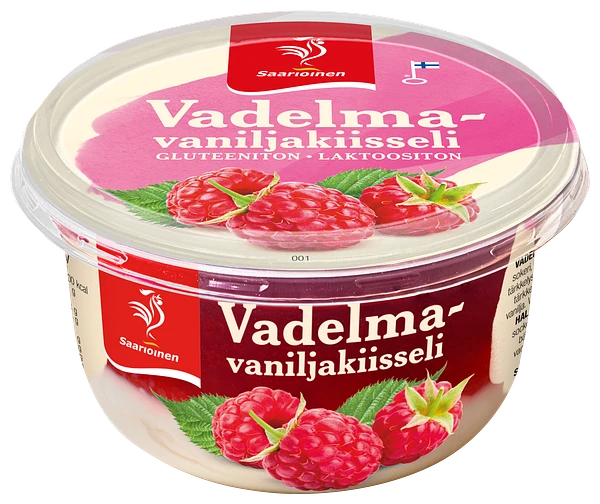Vadelma-vaniljakiisseli 175 g