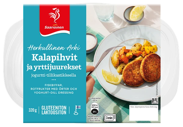 Kuva tuotteesta Kalapihvit ja yrttijuurekset  320 g