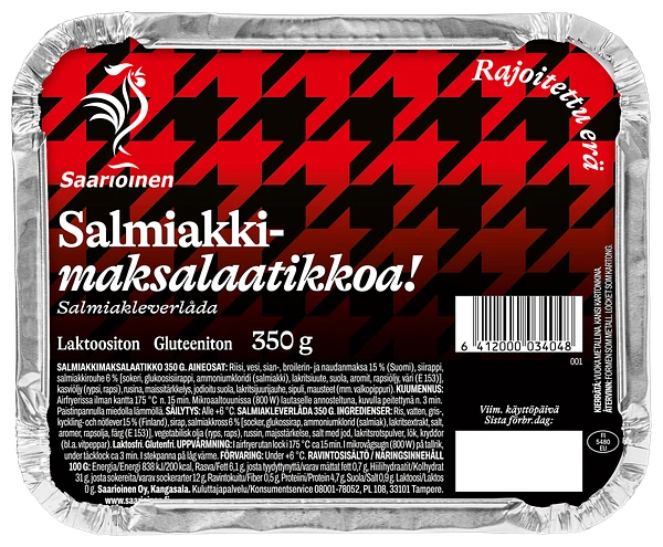 Kuva tuotteesta Salmiakkimaksalaatikko 350 g