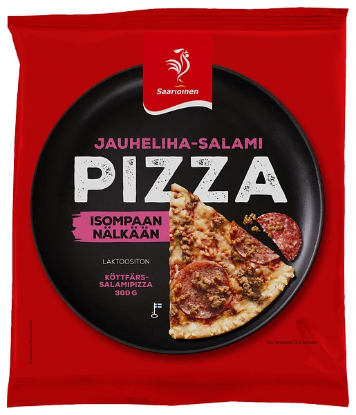 Kuva tuotteesta Jauheliha-salamipizza 300 g