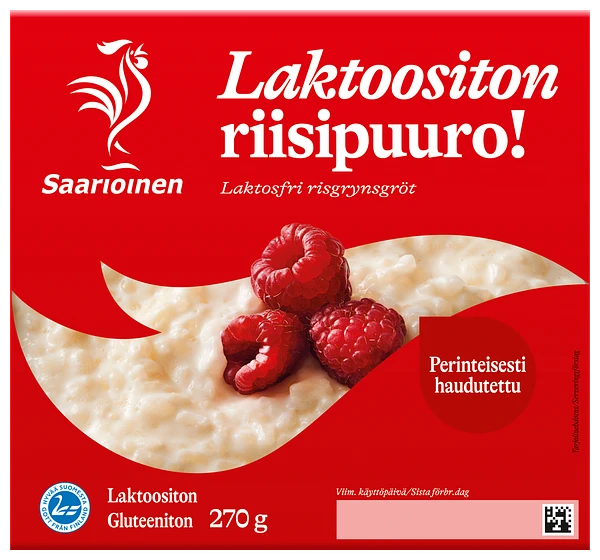 Laktoositon riisipuuro 270 g