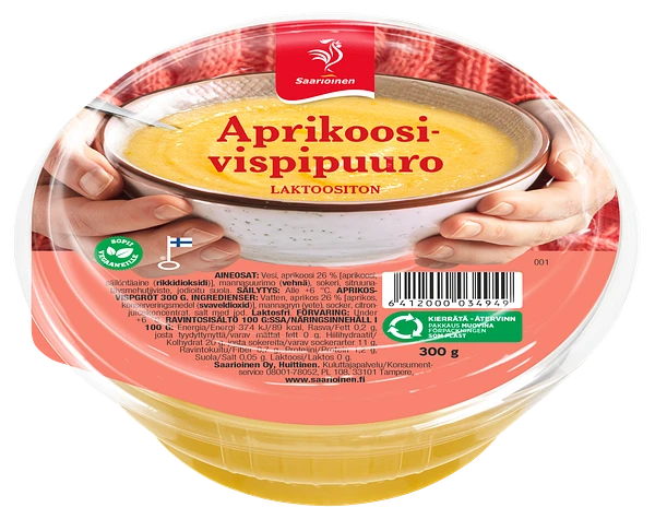 Kuva tuotteesta Aprikoosivispipuuro 300 g