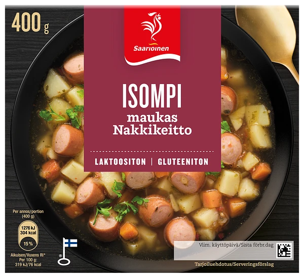 Isompi nakkikeitto 400 g