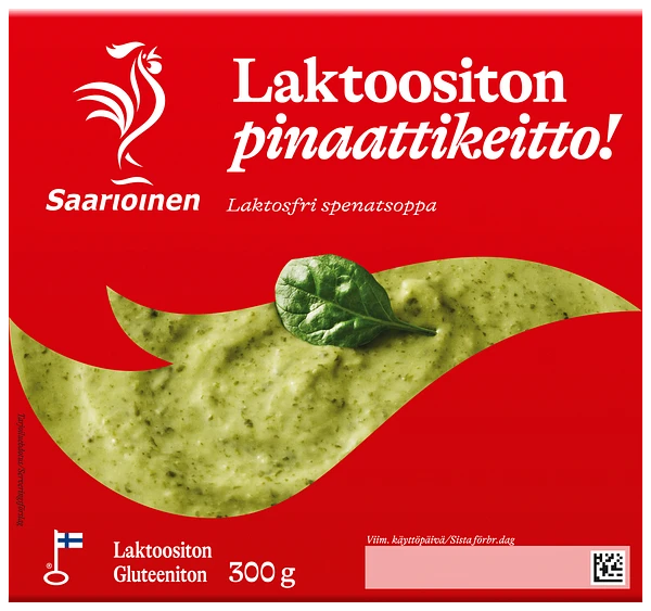 Laktoositon pinaattikeitto 300 g