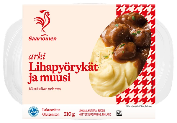 Lihapyörykät ja muusi 310 g