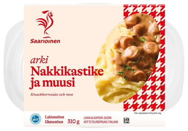 Nakkikastike ja muusi 310 g