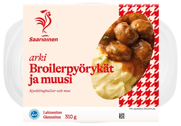 Broilerpyörykät ja muusi 310 g