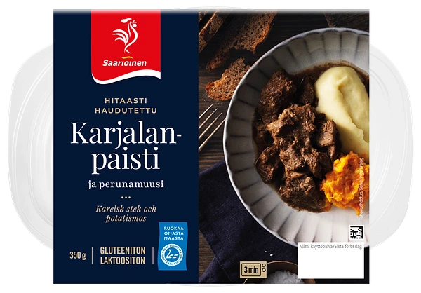 Kuva tuotteesta Karjalanpaisti ja perunamuusi 350 g