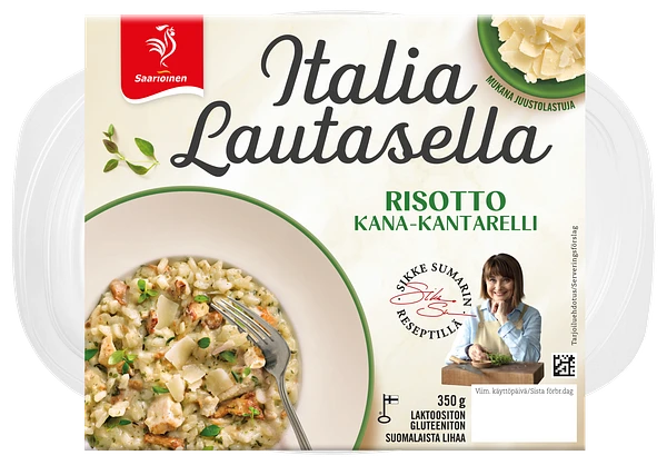 Kuva tuotteesta Kana-kantarellirisotto 350 g