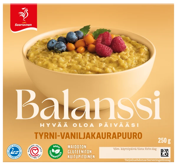 Balanssi Tyrni-vaniljakaurapuuro 250 g