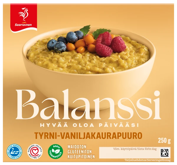 Balanssi Tyrni-vaniljakaurapuuro 250 g