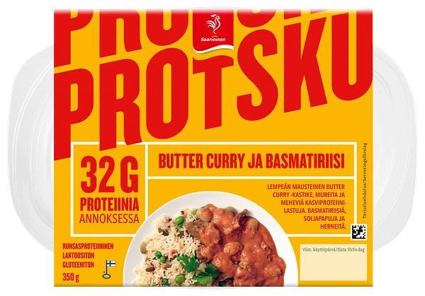 PROTSKU Butter curry ja basmatiriisi 350 g