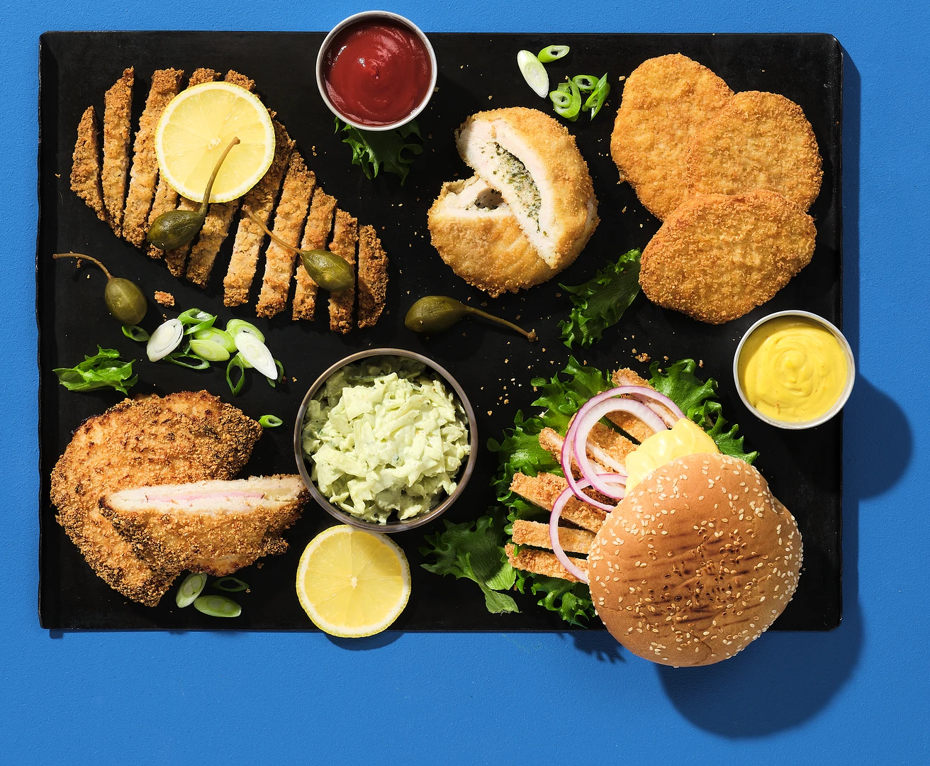 Pieni broiler-parmesanleike 65 g gluteeniton esikypsennetty pakaste 3,6 kg