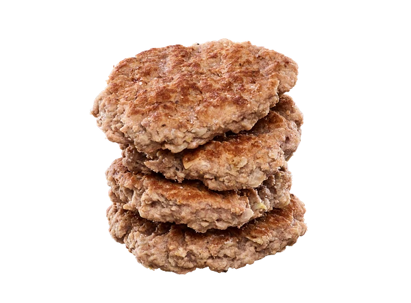 Kuva tuotteesta Pieni häränjauhelihapihvi 40 g kypsä pakaste 4,3 kg