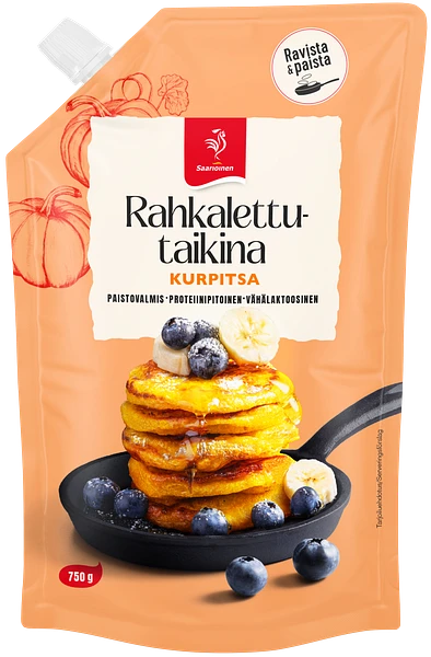 Rahkalettutaikina kurpitsa 750 g