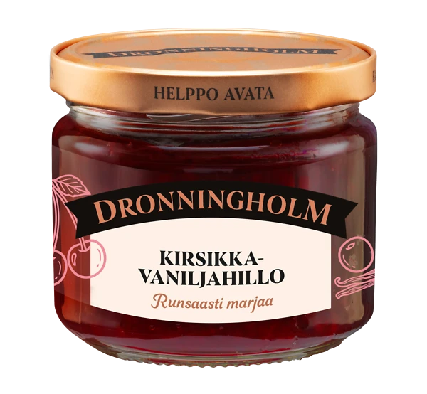 Dronningholm Kirsikka-vaniljahillo 280 g