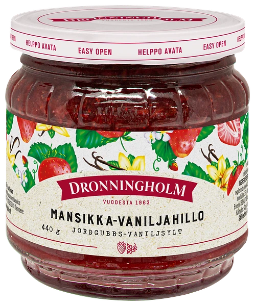 Dronningholm Mansikka-vaniljahillo 440 g