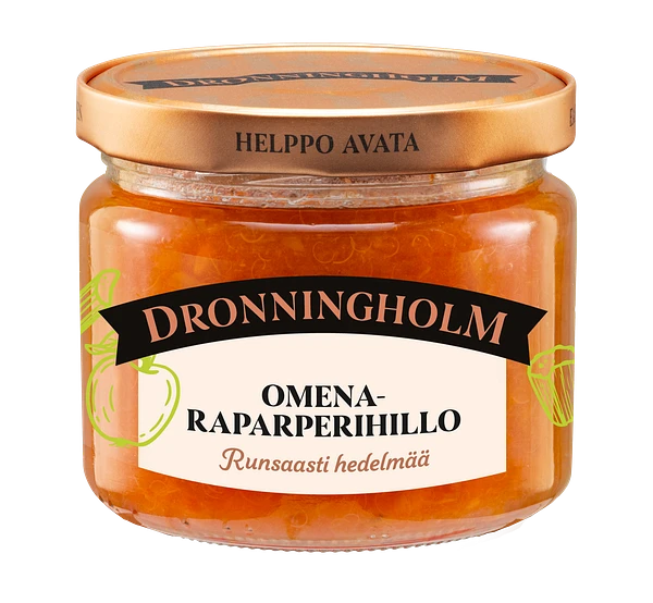 Dronningholm Omena-raparperihillo 280 g