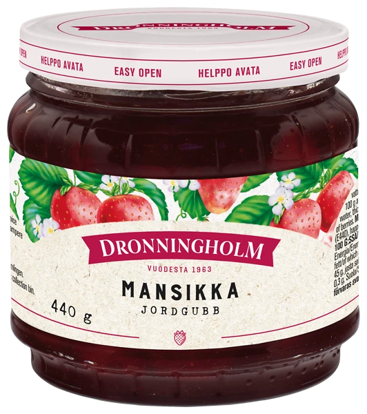 Dronningholm Mansikka, marjavalmiste 440 g