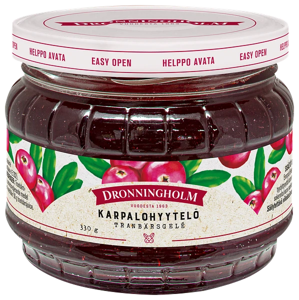 Kuva tuotteesta Dronningholm Karpalohyytelö 330 g