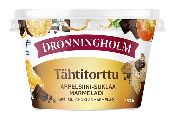 Dronningholm Tähtitorttu Appelsiini-suklaamarmeladi 250 g