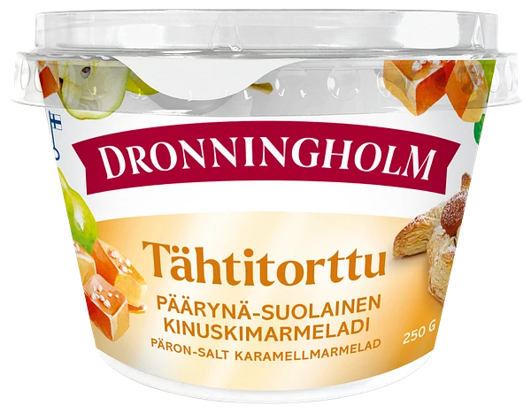 Dronningholm Tähtitorttu Päärynä-suolainen kinuskimarmeladi  250 g