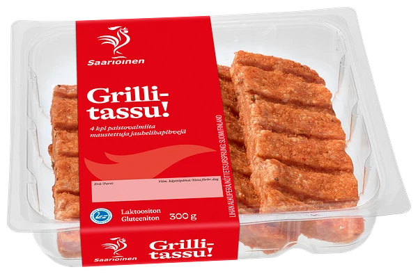 Grillitassu 4 kpl 300 g