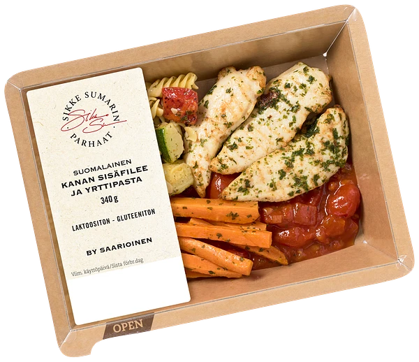 Suomalainen kanan sisäfilee ja yrttipasta 340 g