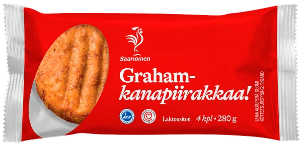 Kuva tuotteesta Grahamkanapiirakka 4 kpl 280 g