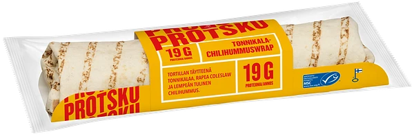 PROTSKU Tonnikala-chilihummuswrap MSC 250 g